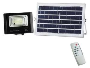 LED Stmievateľný solárny reflektor LED/12W/3,2V 6000K IP65 + diaľkové ovládanie