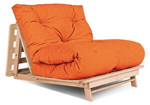 MarLiving Skladacie kreslo LAYTI 02 90 cm z masívu/oranžové