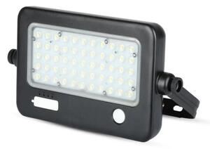 LED Stmievateľný solárny reflektor so senzorom LED/10W/3,7V 4000K IP65 + USB port