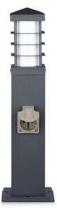 Vonkajšia lampa so zásuvkami 1xE27/13W/230V IP44
