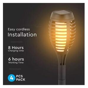 SADA 4x LED Solárna lampa 4xLED/3,6V 1xAAA IP44 100 mAh