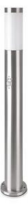 Vonkajšia lampa so senzorom 1xE27/60W/230V IP44 80cm matný chróm