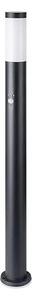 Vonkajšia lampa so senzorom 1xE27/60W/230V IP44 110cm čierna