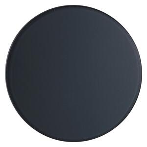 Matne čierny nástenný háčik Wenko Melle, ⌀ 8 cm
