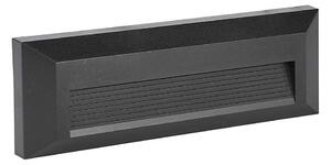 LED Vonkajšie schodiskové svietidlo LED/3W/230V IP65 4000K čierna