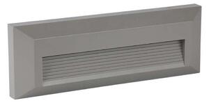 LED Vonkajšie schodiskové svietidlo LED/3W/230V IP65 3000K šedá