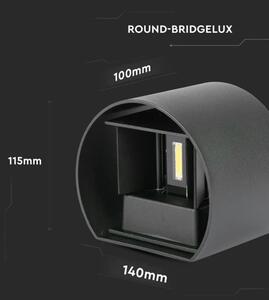 LED Vonkajšie nástenné svietidlo LED/6W/230V 3000K IP65 čierna