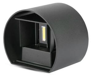 LED Vonkajšie nástenné svietidlo LED/6W/230V 4000K IP65 čierna