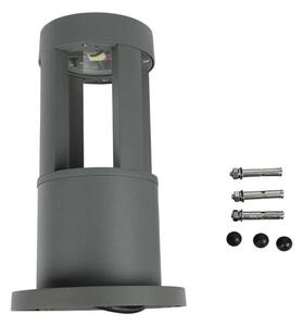 LED Vonkajšia lampa LED/10W/230V 25cm 3000K IP65 šedá