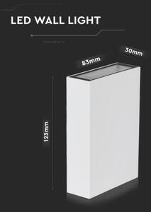 LED Vonkajšie nástenné svietidlo LED/4W/230V 6400K IP65 biela