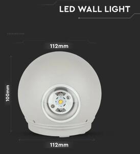 LED Vonkajšie nástenné svietidlo LED/6W/230V 3000K IP65 šedá