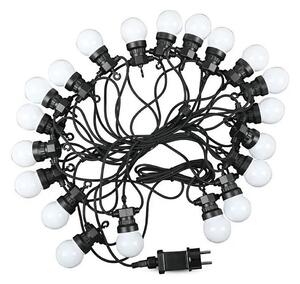 LED Vonkajšia reťaz STRING 10m 20xLED/0,5W/230V IP44 6000K