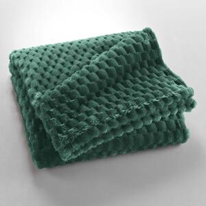 Zelená deka z mikroflanelu 125x150 cm Mini Frosty – douceur d'intérieur