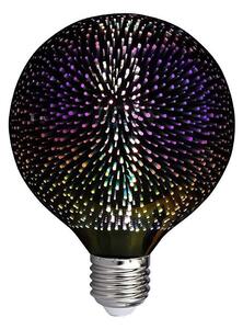 LED 3D Dekoračná žiarovka FILAMENT G125 E27/4W/230V 3000K