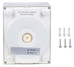 LED Vonkajšie nástenné svietidlo LED/12W/230V IP65 4000K biela