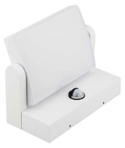 LED vonkajšie nástenné svietidlo so senzorom LED/17W/230V 4000K IP65 biela
