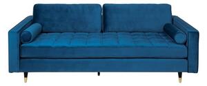 Modrá sedačka Cozy Velvet 225 cm »