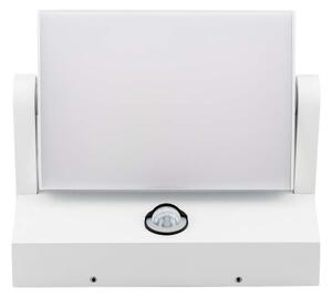 LED Vonkajšie nástenné svietidlo so senzorom LED/17W/230V 3000K IP65 biela