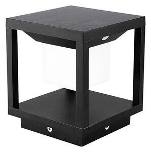 LED solárne svietidlo so senzorom LED/2W/5,5V 3000K IP65 2600 mAh čierne