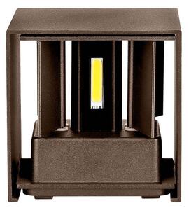 LED Vonkajšie nástenné svietidlo LED/11W/230V 3000K IP65 hnedá