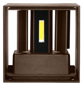 LED Vonkajšie nástenné svietidlo LED/11W/230V 3000K IP65 hnedá