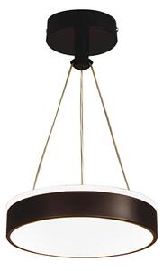 LED Luster na lanku LED/12W/230V 4000K čierna