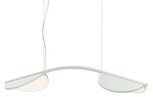 FLOS Almendra Arch závesné LED svetlo, dlhé, biela