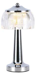 LED Stmievateľná stolná lampa LED/1W/5V 3000-6000K 1800 mAh chróm