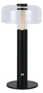 LED stmievateľná dobíjacia stolná lampa LED/1W/5V 3000K 1800 mAh čierna