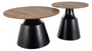 Signal Sada 2 ks konferenčných stolíkov Itaka dub artisan/čierna