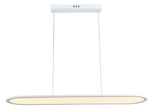 LED Luster na lanku LED/24W/230V 3000K biela