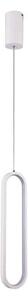 LED Luster na lanku LED/13W/230V 3000K biela