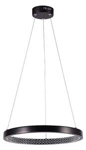 LED Luster na lanku LED/19W/230V 4000K čierna