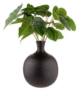 PAREA Váza kovová - čierna