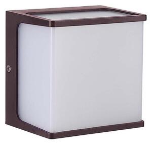 LED Vonkajšie nástenné svietidlo LED/8W/230V IP65 3000K hnedá