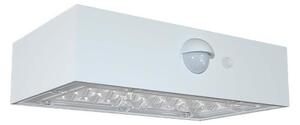 LED Solárne nástenné svietidlo so senzorom LED/3W/3,7V 3000K/4000K IP65 biela
