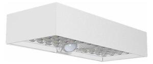 LED Solárne nástenné svietidlo so senzorom LED/6W/3,7V IP65 4000K 3000 mAh biela