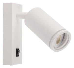 Nástenné bodové svietidlo s vypínačom 1xGU10/35W/230V biela