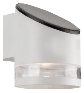 LED Vonkajšie solárne nástenné svietidlo LED/1W/3,7V 3000K IP54 1200 mAh biela
