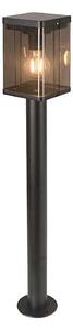 LED Vonkajšia solárna lampa so senzorom LED/2,5W/3,7V 3000K IP54 2000 mAh čierna