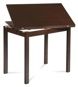 Jedálenský stôl rozkladacíí 60+60x90cm, orech