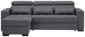 ROHOVÁ SEDAČKA, textil, antracitová Carryhome - Sedačky, Online Only