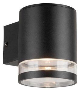 LED vonkajšie solárne nástenné svietidlo so senzorom LED/1W/3,7V 3000K IP54 čier