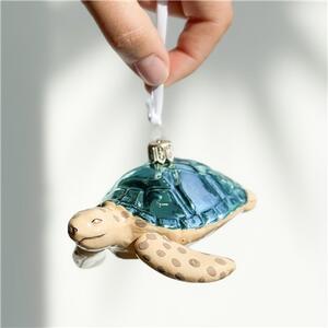 Nadačná sklenená ozdoba – morská korytnačka