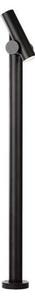 LED Vonkajšia flexibilná lampa LED/4W/230V 3000K IP44 100 cm čierna