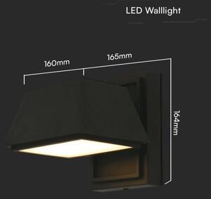 LED Vonkajšie nástenné svietidlo LED/15W/230V IP65 4000K čierna