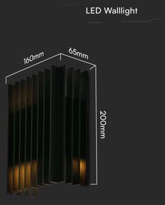 LED Vonkajšie nástenné svietidlo 2xLED/6W/230V IP65 3000K