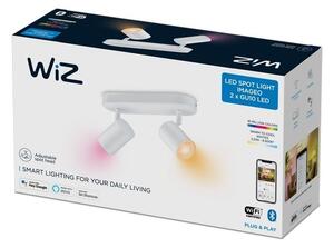 WiZ 8719514551893 LED stropné bodové svietidlo Imageo 2x5 | GU10 | 700lm | 2200-6500K | RGB - stmievateľné, biela