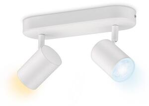 WiZ 8719514551770 LED stropné bodové svietidlo Imageo 2x5 | GU10 | 690lm | 2700-6500K - stmievateľné, biela