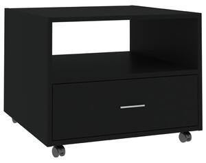 Konferenčný stolík čierny 55x55x40 cm kompozitné drevo